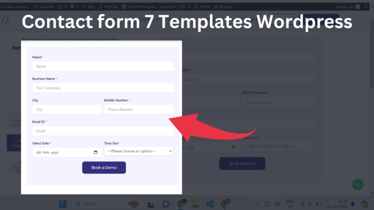 Contact Form 7 Templates WordPress