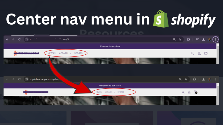 How to center the header nav menu in shopify ? | Shopify Dawn Theme